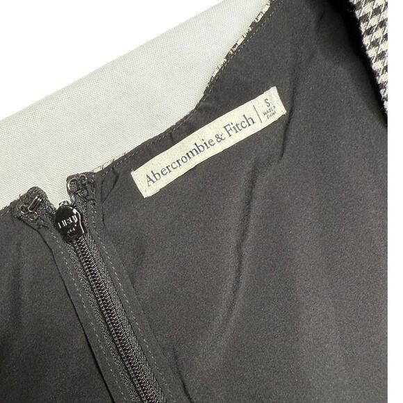 Abercrombie & Fitch Black and White Gingham Plaid Dress - Picture 7 of 8